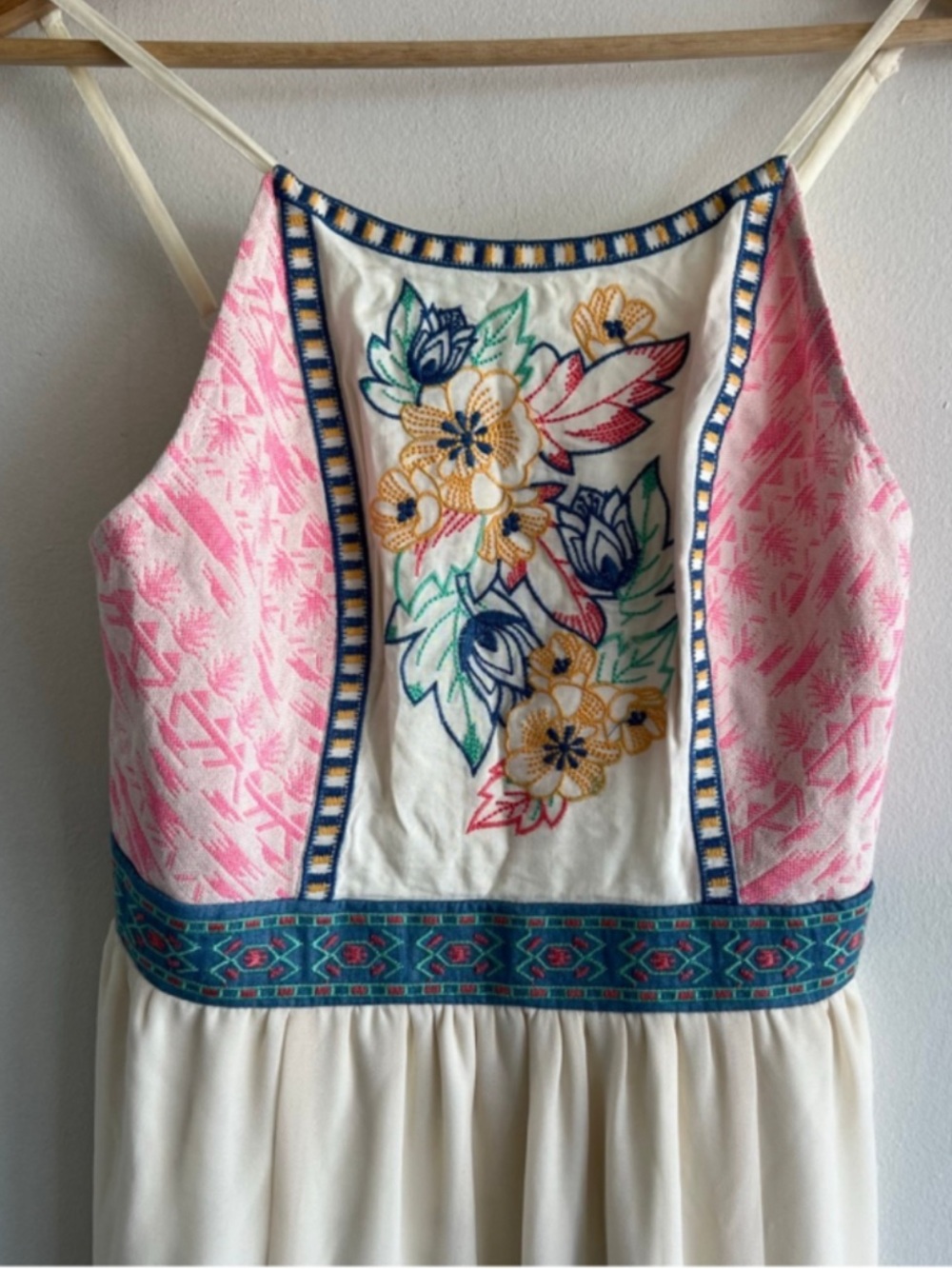 Flying Tomato Embroidered Maxi Dress Size Medium